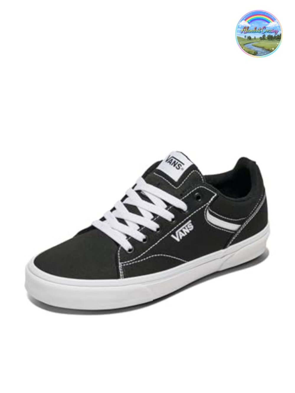 Vans Seldan Low Top Canvas Sneakers Retro Tennis Court Style Lace Up